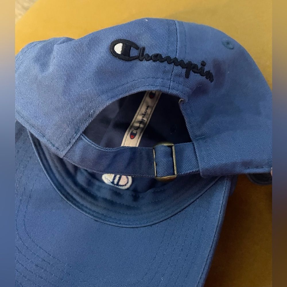 Champion Baseball Cap Blue Adjustable - Picture 3 of 5